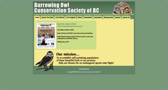 Desktop Screenshot of burrowingowlbc.org